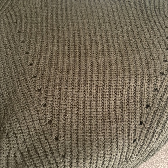 SALE! Fate Dark Green Crewneck Tunic Sweater M - Picture 8 of 10